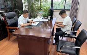 中国人寿财险武汉市新洲区支公司拜访新洲区财政局